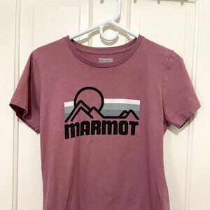 Marmot - Dusty Rose Pink Retro T-Shirt